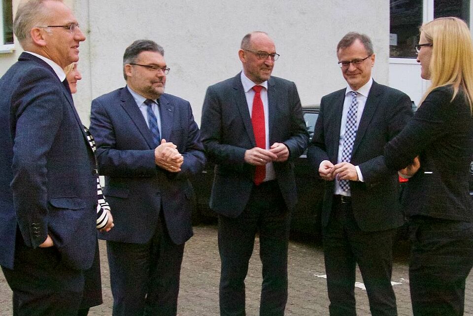 BA-Chef Scheele zu Besuch im RKI BBW Berlin